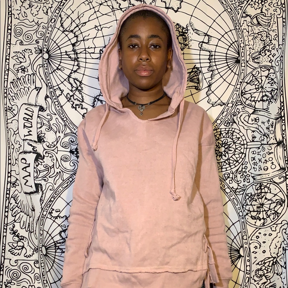 Pink Oversized Hoodie